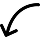 Curved arrow to bottom