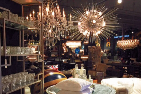 Store filled with expensive retail items
