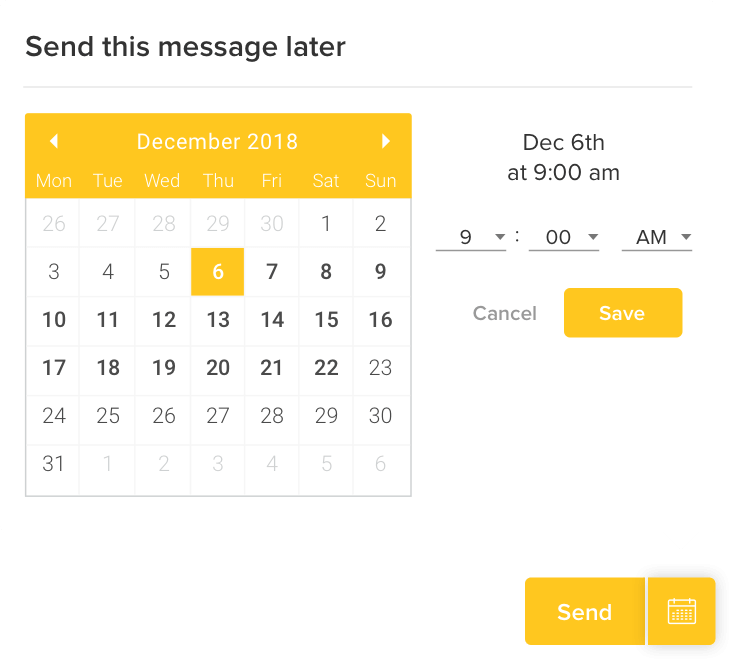 Schedule Messages