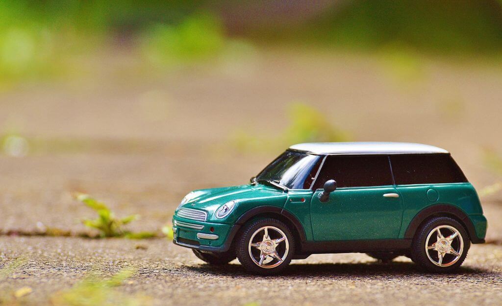 Mini car model.