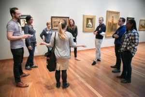 MuseumHack guide and tour group