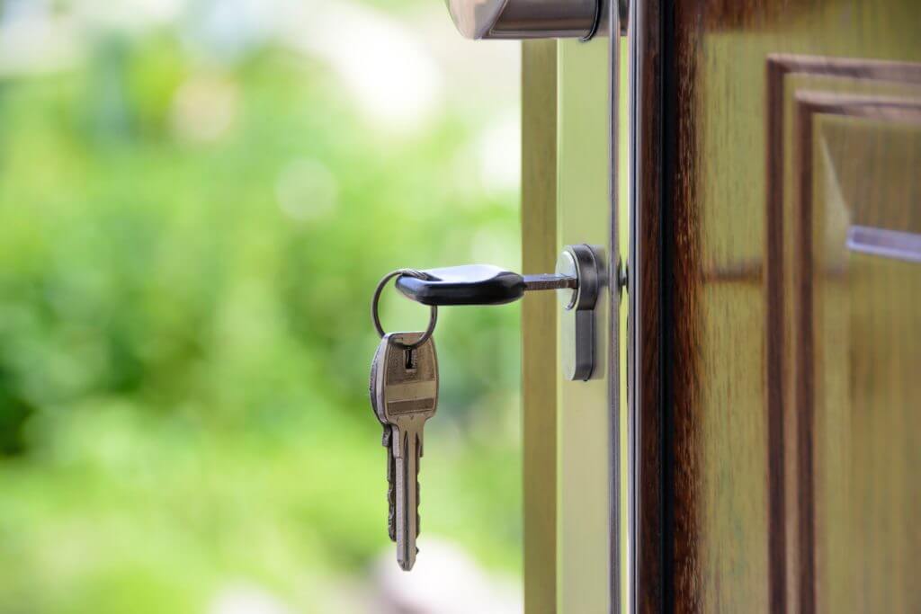 Property management key door