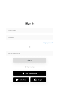 Example of sign in with Apple