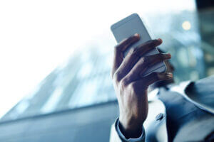 Using phones for online sales