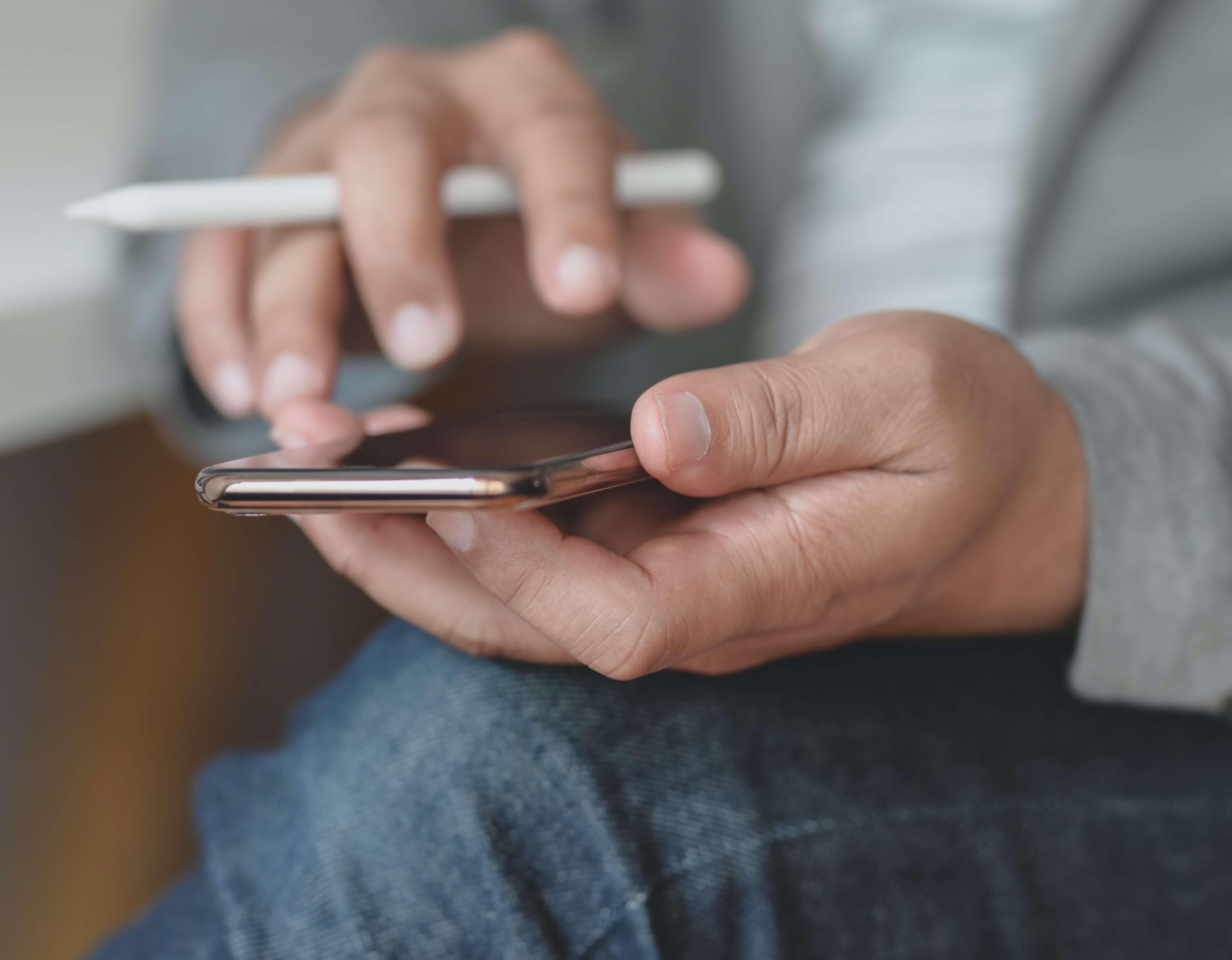 Texting a text enabled landline