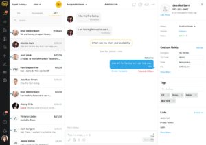 Chat in new Heymarket UI