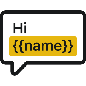 SMS template