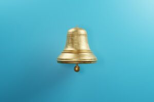 Business text messaging notification bell