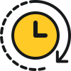SMS Marketing clock icon