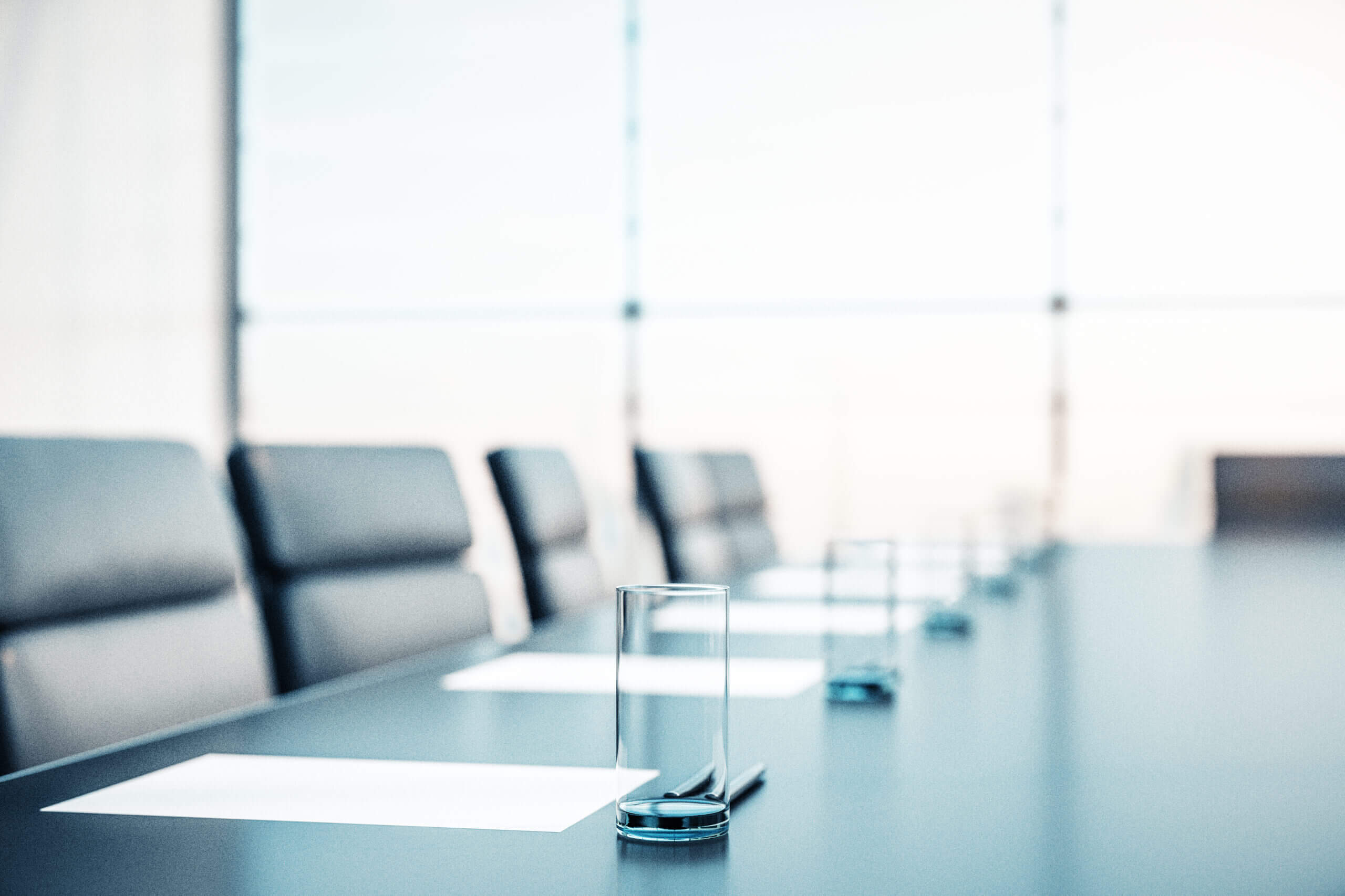 Modern conference room space