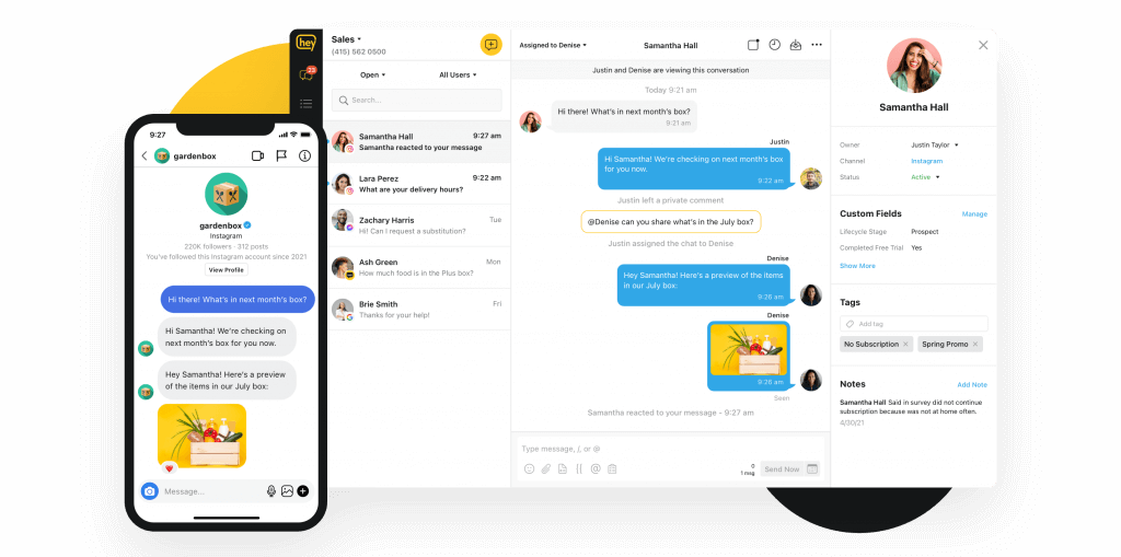 Instagram Business Messaging Heymarket