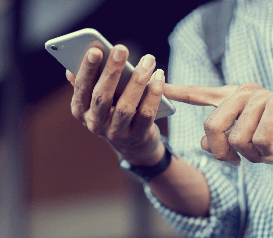 Team member checking shared inbox for incoming messages from customers