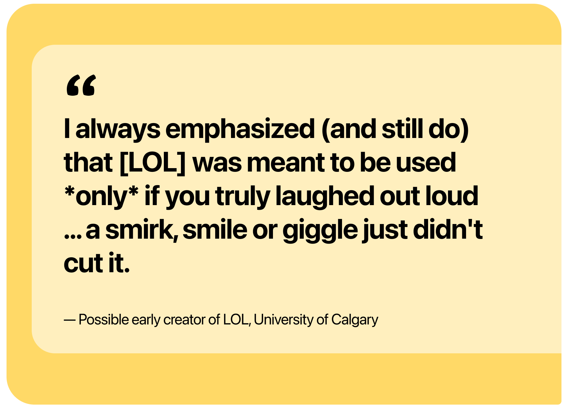 An Inside Guide to Everyday Text Talk: The Evolution of 'LOL