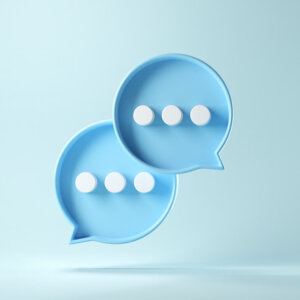 Two communications bubbles