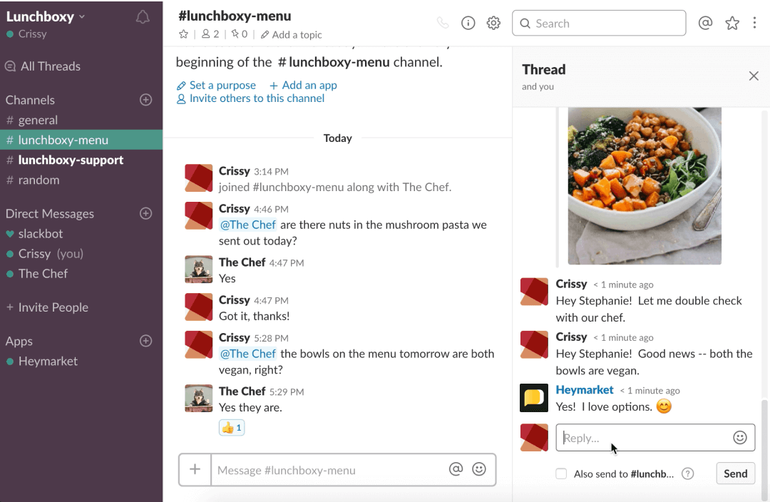 Using Heymarket for Slack SMS (text messaging) notifications