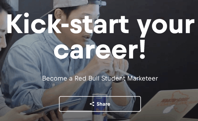 Red Bull student marketeers