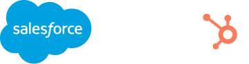 Salesforce and HubSpot icons