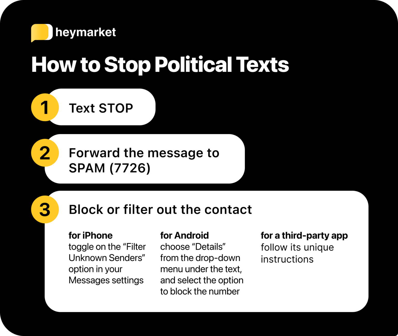 Here’s How to Stop Getting Political Texts in 2023