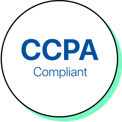CCPA compliance symbol