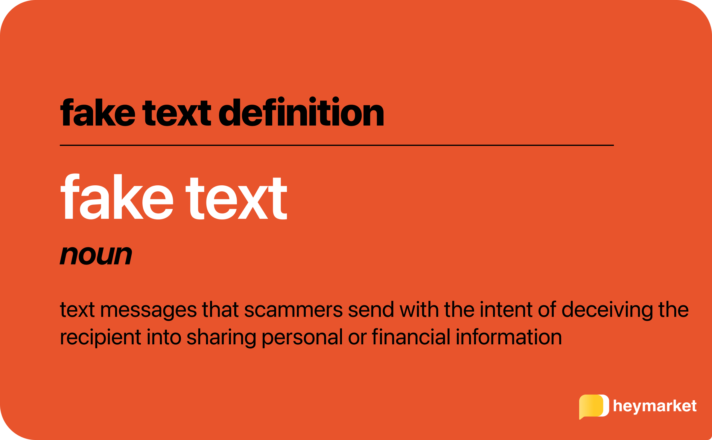 Fake text definition