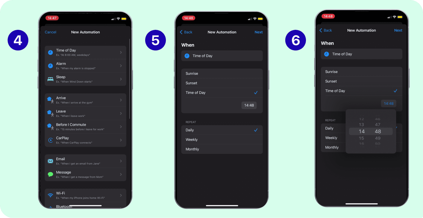 iPhone text scheduling techniques in 2023