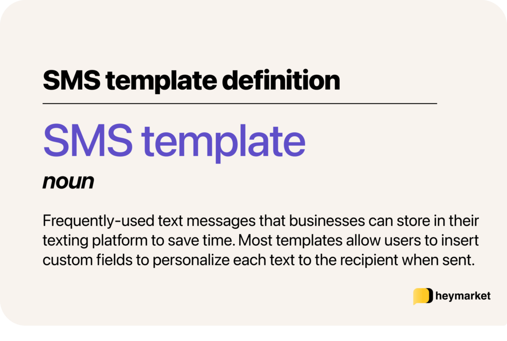 10 MustHave SMS Templates for Customer Service Heymarket