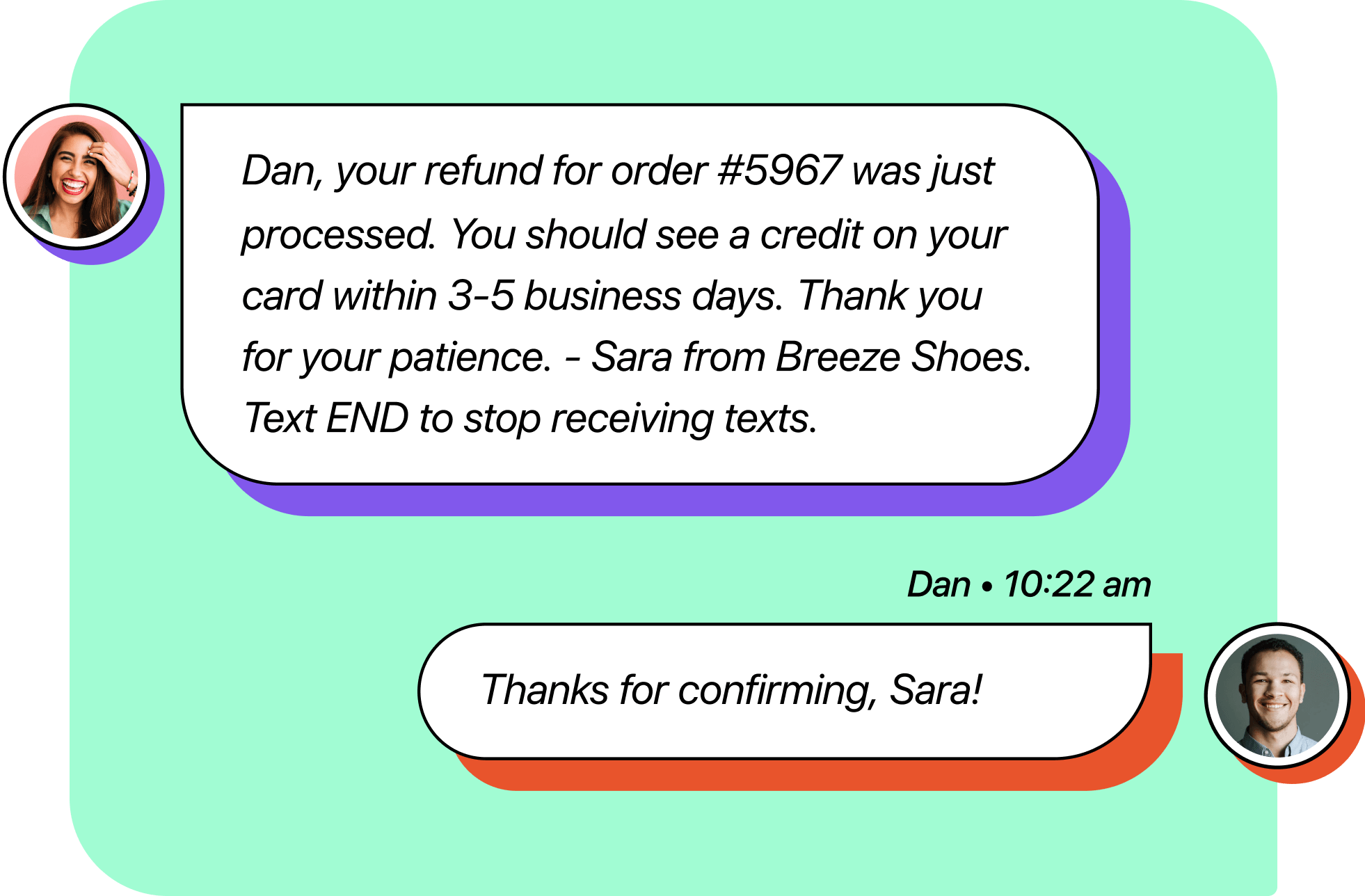 Customer Order Notifications