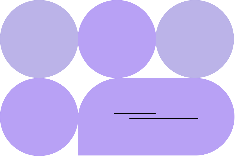 Illustration with purple shapes.