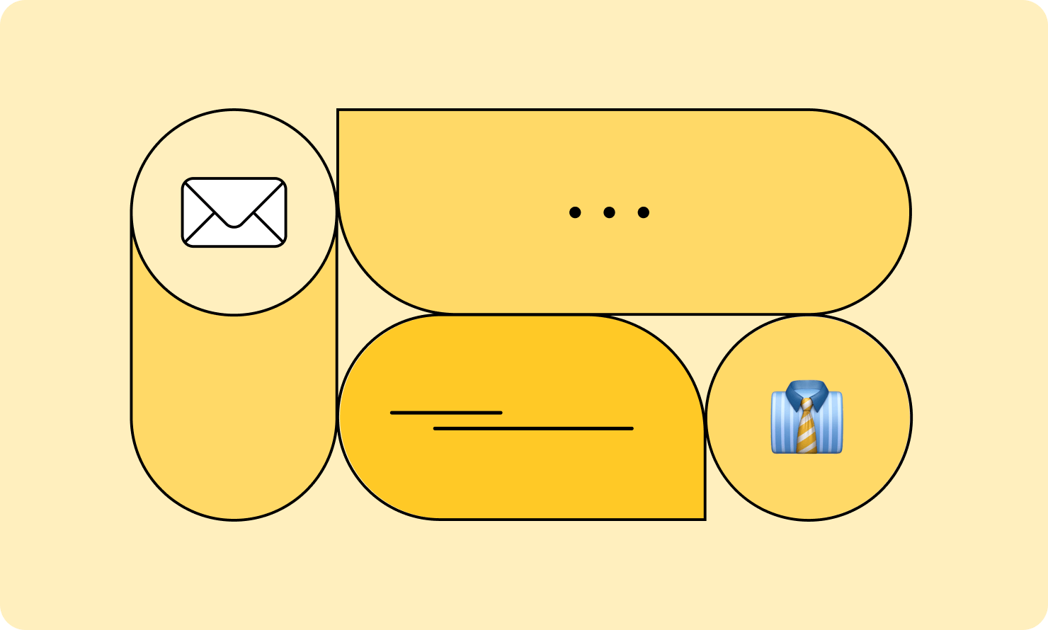 Illustration for "How to write a professional email" blog post