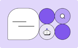 Illustrated hero image for AI text identification blog post