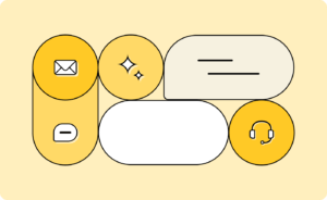 Conversational AI for customer service connecting email, chat, and voice support channels
