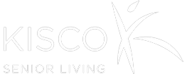 KISCO senior living white logo