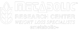Metabolic research center white logo